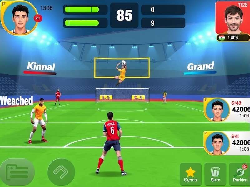 Super Volley Stars India Gameplay Screenshot